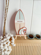 Load image into Gallery viewer, Personalised Surf Board + Wave