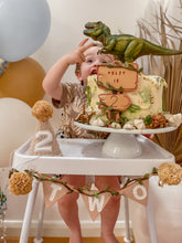 Load image into Gallery viewer, Big Dino Cake Topper Set- (excludes Dinosaur)