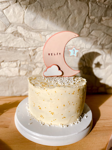Personalised Moon Child Cake Topper