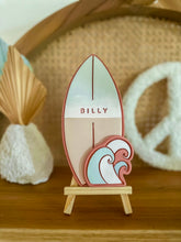 Load image into Gallery viewer, Personalised Surf Board + Wave