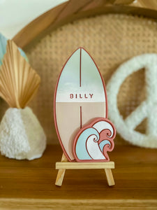 Personalised Surf Board + Wave