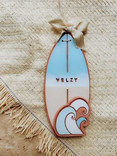 Personalised Christmas Surfboard