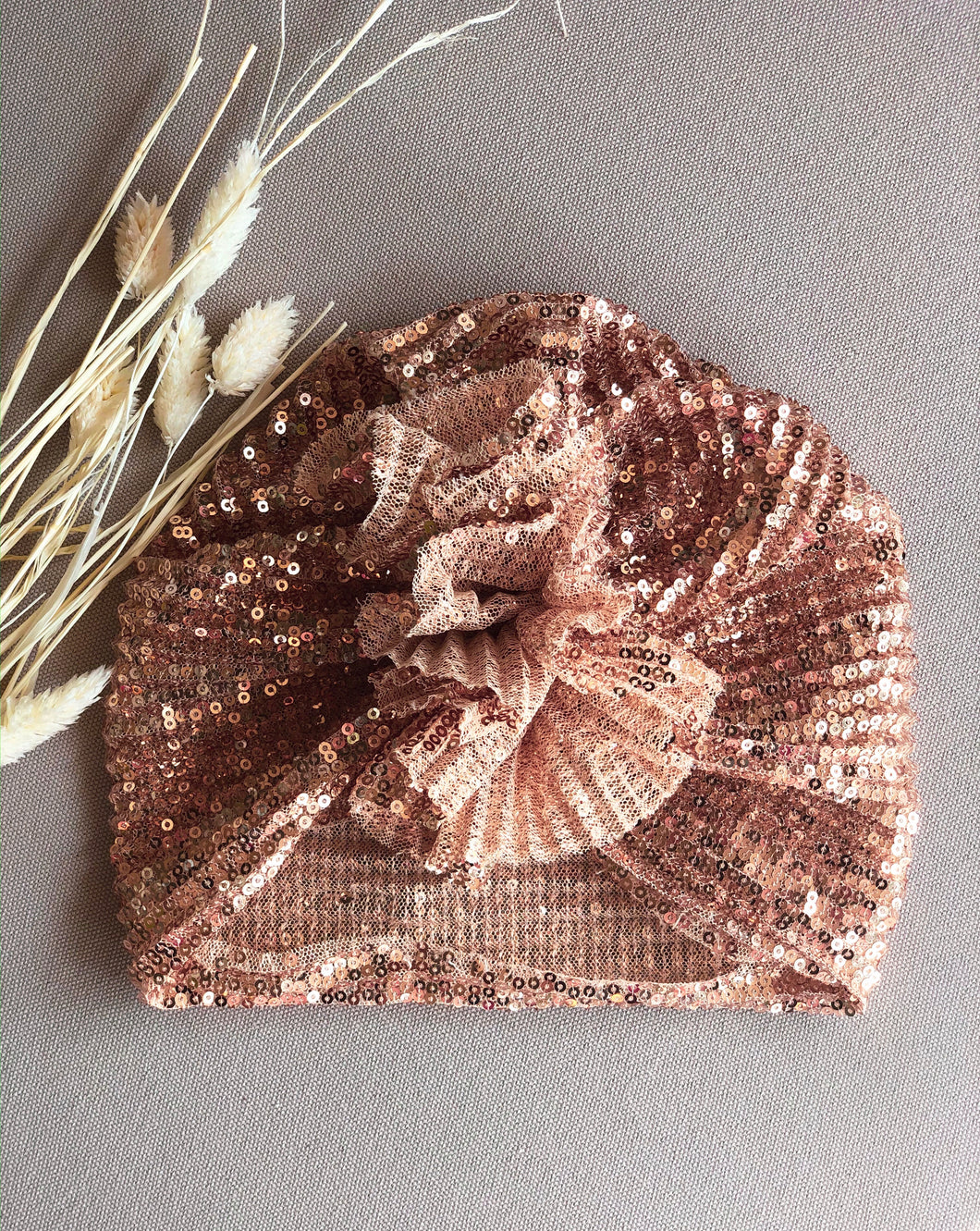 PARTY Turban- Rose Gold