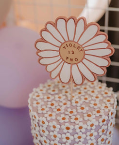 Personalised Daisy Cake Topper