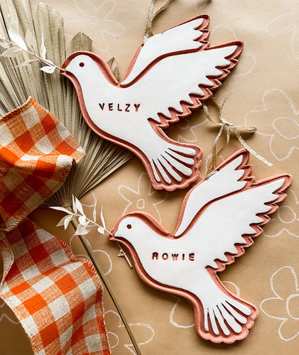 Personalised Christmas Dove