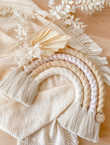 Limited Edition Small Gingham Rainbow- Neutral