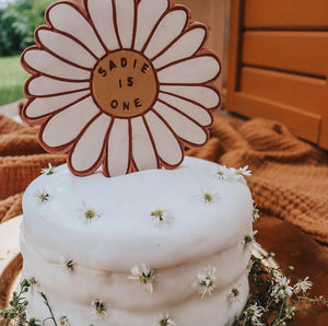 Personalised Daisy Cake Topper