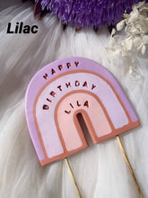 Load image into Gallery viewer, Personalised Rainbow Cake Toppers (prices start from $49.95)