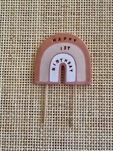 Rainbow Happy 1st Birthday