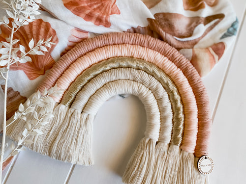 Medium Dusty Rose Rainbow