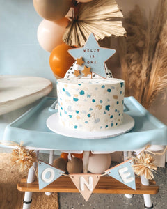 ‘ONE’ High Chair Bunting